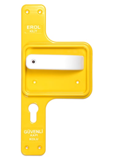 Bariyerli Güvenli Ve Kırılmaz Kapı Kolu 10 Adet( 56 Renk )