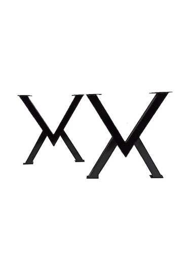 Sehpa Ayağı Masif Ahşap Kütük Orta Sehpa Ayakları Metal Ayak