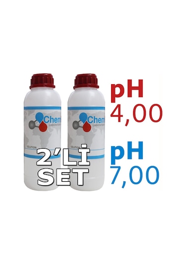 2'Li Set Tampon Solüsyon ÇözeLTi Ph 4 Ve Ph 7