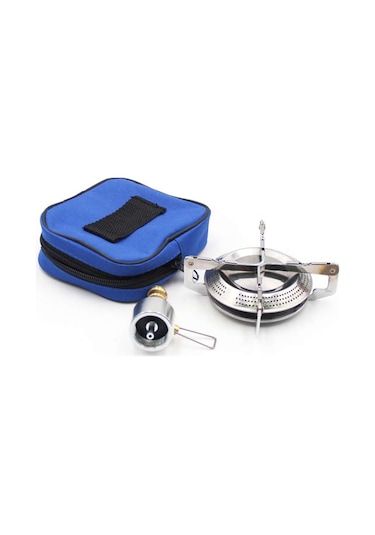 Dianziye Taşınabilir Propan Kamp Ocağı - Hafif Ve Dayanıklı Outdoor Pişirme Ekipmanı Gümüş