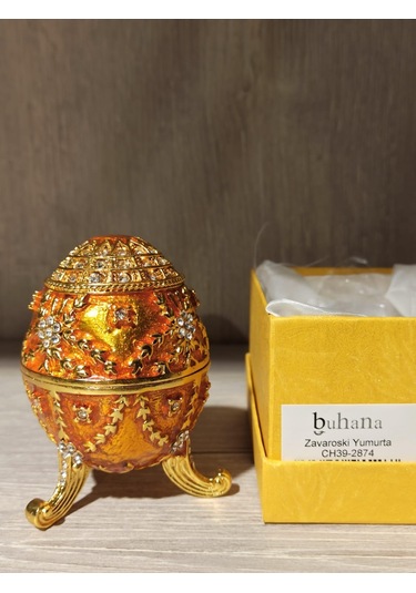 Swarovski Taşlı Yumurta Mücevherlik / Dekoratif Biblo