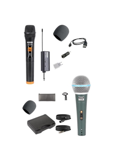 Lastvoice Ample Center-paket-2 Aktif Hoparlör Ve Mixer Full Ses Sistemi Seti