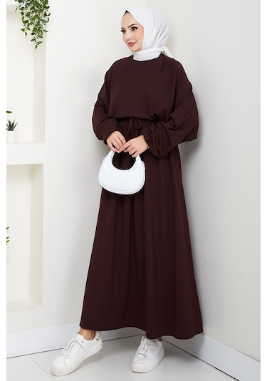 Evsan Tunik Etek Oysho İkili Takım 1650 - Kahve Kahverengi