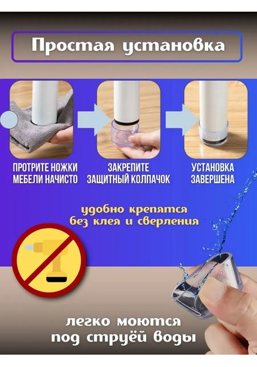 Pro-room Sandalye Ve Masa Ayakları İçin Tabanlıklar 139923128 Beyaz