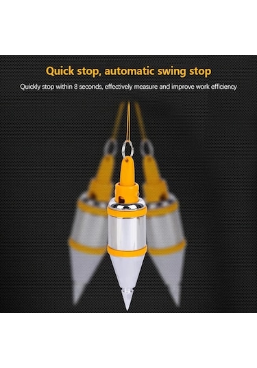 Elmpaly 1 Adet Manyetik Çekül 3 Metre İpliği İle Mimarlar İnşaat Ustaları İçin