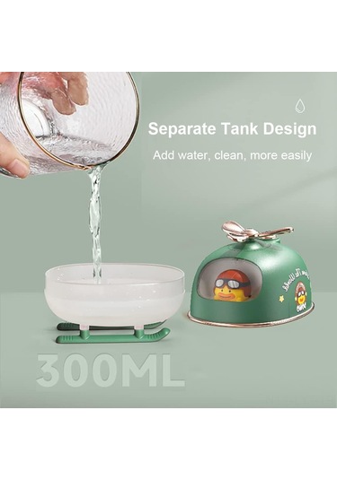 Youtek Küçük Uçak Şekilli Sessiz Nemlendirici - Sarı - Direk Takılı Tip - 300ml - 4-6 Saat Çalışma Süresi