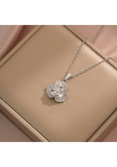 Bayan Kolye: Moda Estetiği Titanyum Çelik Kolye No.93 Çok REnkli