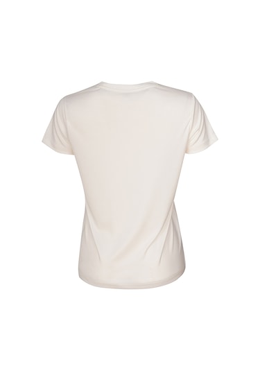 Hummel Hml Renglon Kadın T-shirt S/s Ekru