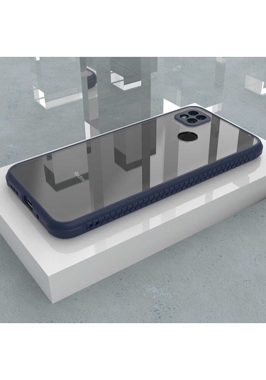 Teknocep Redmi 9c Kılıf Kaff Kapak - Kırmızı Kirmizi