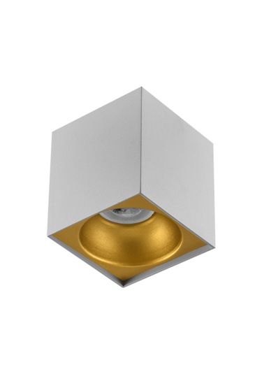 Sıva Üstü Led Spot Kare Beyaz Gold 5w