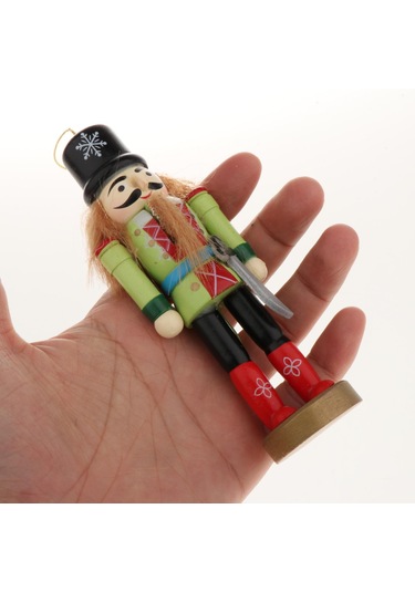 Homyl 5 Adet Geleneksel Fındıkkıran Asker Oyuncak Süs Renkli