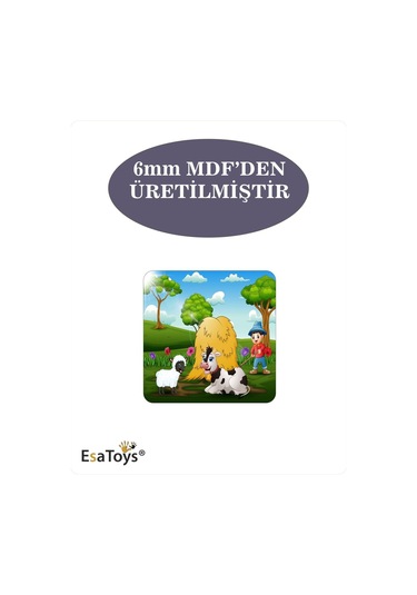 Ahşap Çocuk Puzzle 9 Parça-53