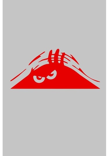 Bagajdan Bakan Adam Araç Oto Sticker (30X13,5 Cm)