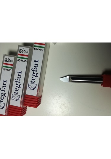 30° 6 MM YAZI, GRAVÜR,PANTOGRAF,PCB,KAZİMA UCU KARBÜR TEGFARİ