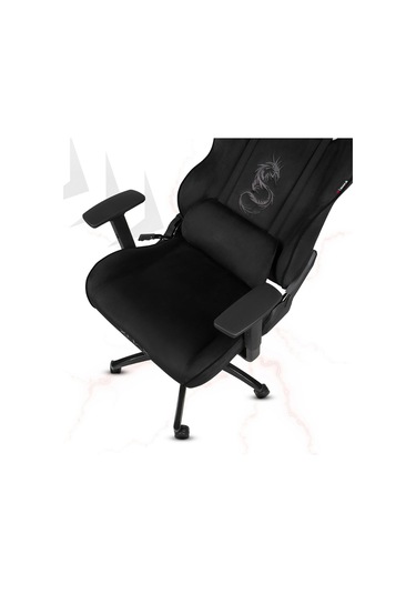 Rio Balerion Terletmez Kadife Kumaş Siyah Gaming Oyuncu Koltuğu - 13 Siyah