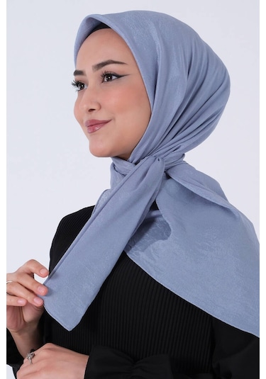 Harem Scarf Brisa Vual Eşarp Kot Mavi