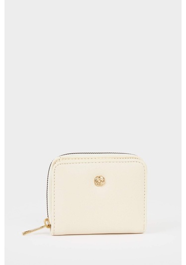 Defacto Kadın Suni Deri Cüzdan F6796axnsbg26 Bej