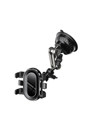 Cbtx Dkyk-01 Birinci Şahıs Görüşü Vantuzlu Telefon Tutucu Sürüş İçin Evrensel Tepegöz Ön Cam Telefon Montajı Siyah