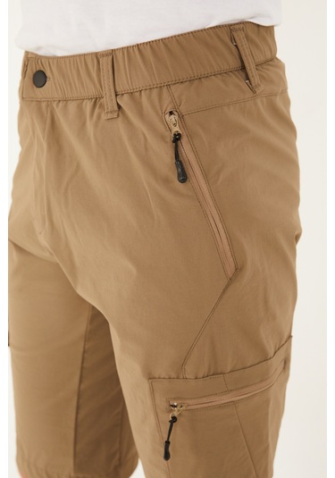 Camp Scoutland Camp715 Outdoor Tactical Su İticili Yazlık Erkek Taktik Şort Bej