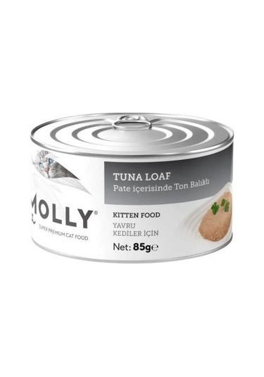 Molly Pate Ton Balıklı Tahılsız Yavru Kedi Konservesi 85 Gr