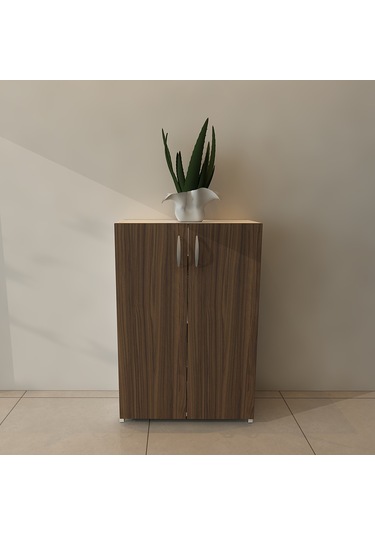 Moonlife Turna 4 Raflı Ayakkabılık Ceviz