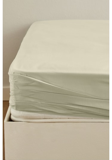 Karaca Home Fitted Çift Kişilik Çarşaf Adaçayı 160x200+30 Cm 200.22.02.0051 Adaçayı