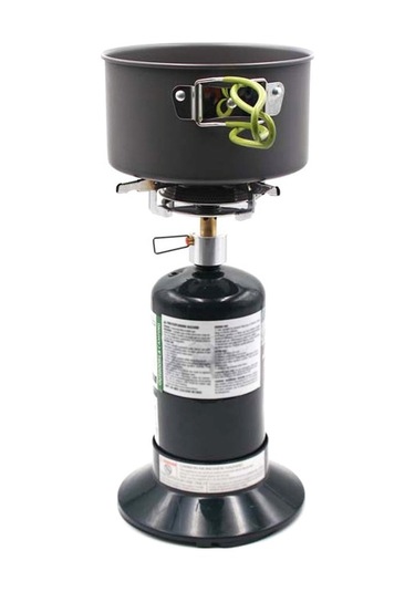 Dancemonkey Pratik Kamp Ocak Açık Hava Kampı İçin Propan Gazlı Sobası Kompakt Gümüş