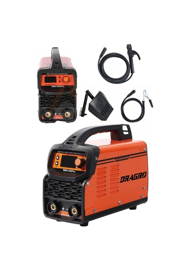Dragro DRG-200kynk Mma Turuncu 200 Amper Profesyonel Dijital Göstergeli Invertör Kaynak Makinesiii