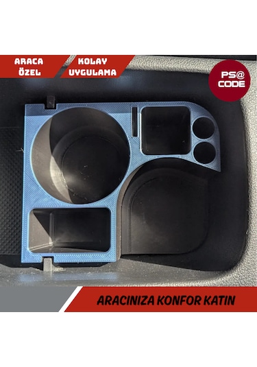 Skoda Karoq Orta Konsol Bardaklık-organizer-düzenleyici 001