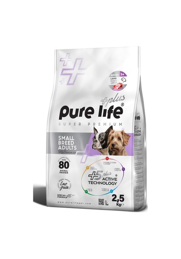 Pure Life Plus Kuzulu Küçük Irk Yetişkin Köpek Maması 2500 G