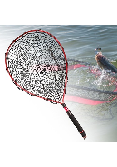 Homyl Balıkçılık Ağı Genişletilebilir Hafif Bas Kırmızı