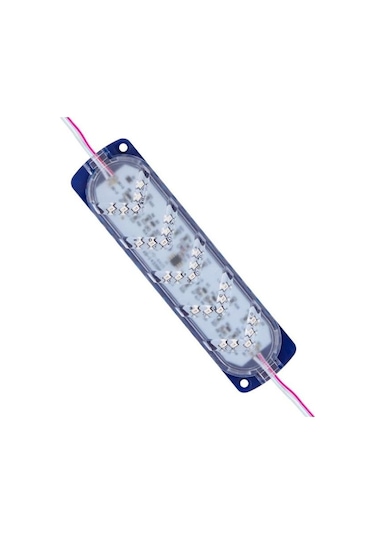 12v Çakar Lamba Ledli Ok İşaretli Mavi Kablolu 142 37 Mm