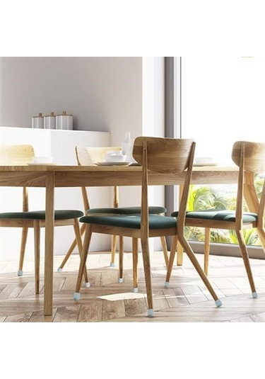 8 Adet Silikon Masa Ve Sandalye Ayağı İçin Kaydırmaz Ev Gereçleri