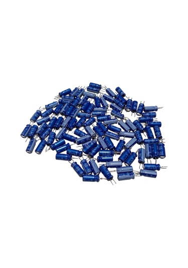 100 Adet 10uf 50v Elektrolitik Kondansatör 5x11mm - Kısa Bacaklı