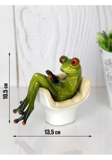 Podarok52 Kurbağa Figürlü, İç Dekor Süveniri 171369247