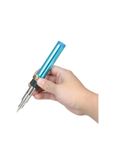 Yuntech01 Mavi Korduzsuz Gazli Uçak 3'ü 1 Arada: Hızlı Isınma, 1300 C Alev & 450 C Uç Sıcaklığı, Taşınabilir Tamir Aleti Gaz Dahil Değil