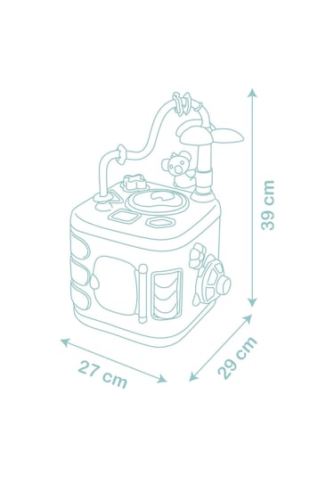 Little Smoby Eğitici Aktivite Küpü 12+ Ay