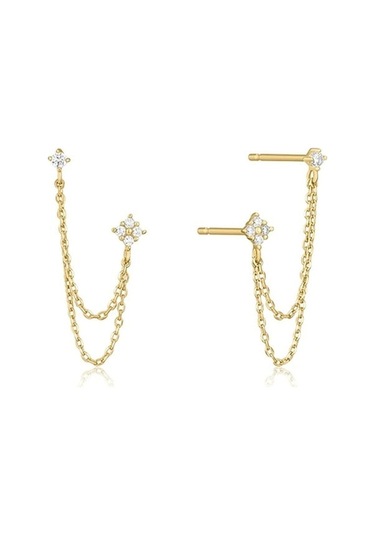 Flybuy Yeni Tasarım Huitan Çıtçıt Püskül Küpe Kadın Gümüş E2077, 1.5cm Sallantılı Gümüş Küpe, Trendy Geometrik Model, Kadınlar İçin Moda Aksesuar Gümüş