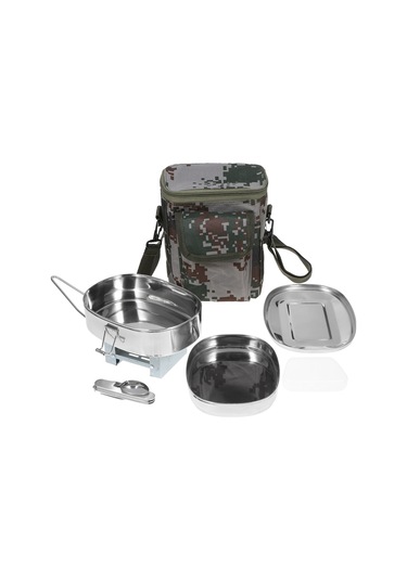 Kamp, Balıkçılık, Doğa Yürüyüşü Ve Dağcılık İçin Mini Katlanır Ocak Kombinasyon Seti Çok Renkli Çok Renkli