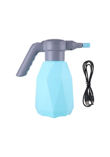 Neevoyu 2l Usb Şarjlı Elektrikli Sprey Sulama Kuşağı - Bahçe Bitkileri, Araba Yıkama, Ev Temizliği İçin Su/sprey Sprayer Mavi