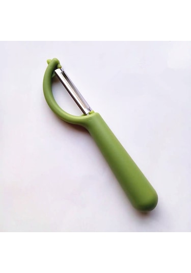 Cbtx Paslanmaz Çelik Yuvarlak Saplı Soyucu Şeker Kamışı Kazıyıcı Meyve Düzlemi Yeşil