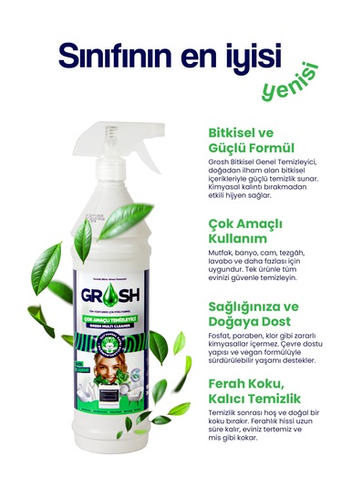 Vegan Çok Amaçlı Ultra Güçlü Leke Çıkarıcı Sprey Büyük Boy