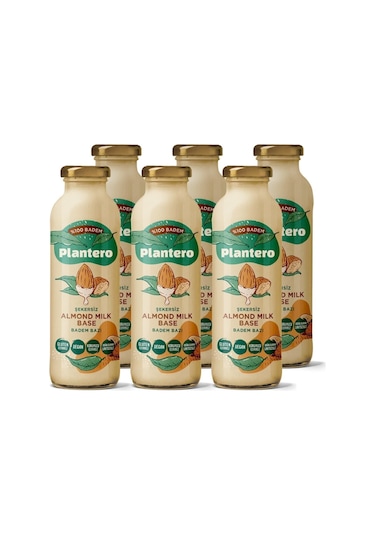 6'lı Paket Badem Sütü Bazı Konsantre Bitkisel Süt 250gr, %100 Badem, Şekersiz