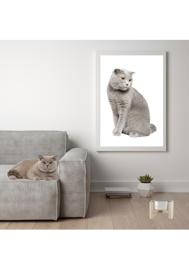 Yılmazel Seramik Mama Su Kabı Evcil Hayvanlar İçin Çift Taraflı Ahşap Ayaklı