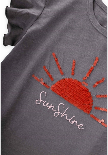 Cigit Pullu T-shirt 1-10 Yaş O Gri
