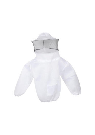 Trendooze Rahat Örtüsü Malzemeleri Hava Çit Ceket Beyaz Arıcılık Arıcılık Açık Mg