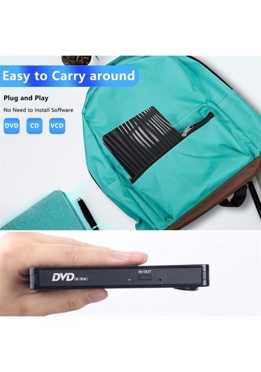 Sones Bt689 Taşınabilir Dvd Yazıcı Harici Optik Sürücü Cd Çalar Win10 Usb Optik Sürücü Kaydedici