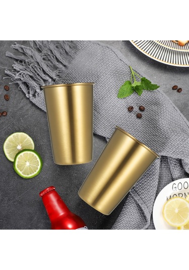 Tenfowee 304 Çelik 10'lu Paket 500ml Kırılmaya Dayanıklı Nordik İçecek Bardağı - Kahve/su İçin Tek Katmanlı Koruyucu Bardak Diğer Tenfowee 304 Çelik 10'lu Paket 500ml Kırılmaya Dayanıklı Nordik İçecek Bardağı - Kahve/su İçin Tek Katmanlı Koruyucu Bardak Diğer