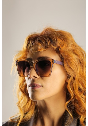 Calvin Klein Jeans Ckj 21627s 210 55 Kadın Çekik Çok Renkli Kemik Güneş Gözlüğü