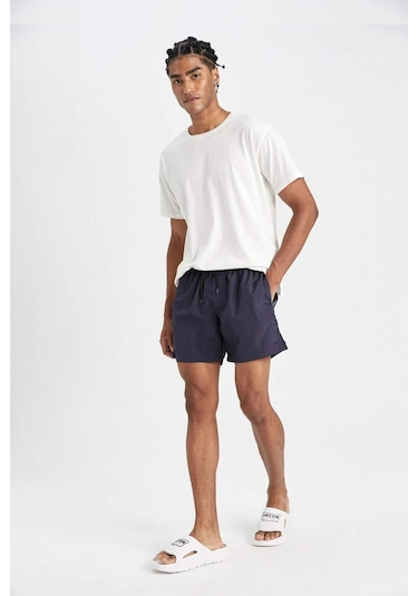 DeFacto File Astarlı Kısa Boy Deniz Şortu X2955AZ24HSIN75